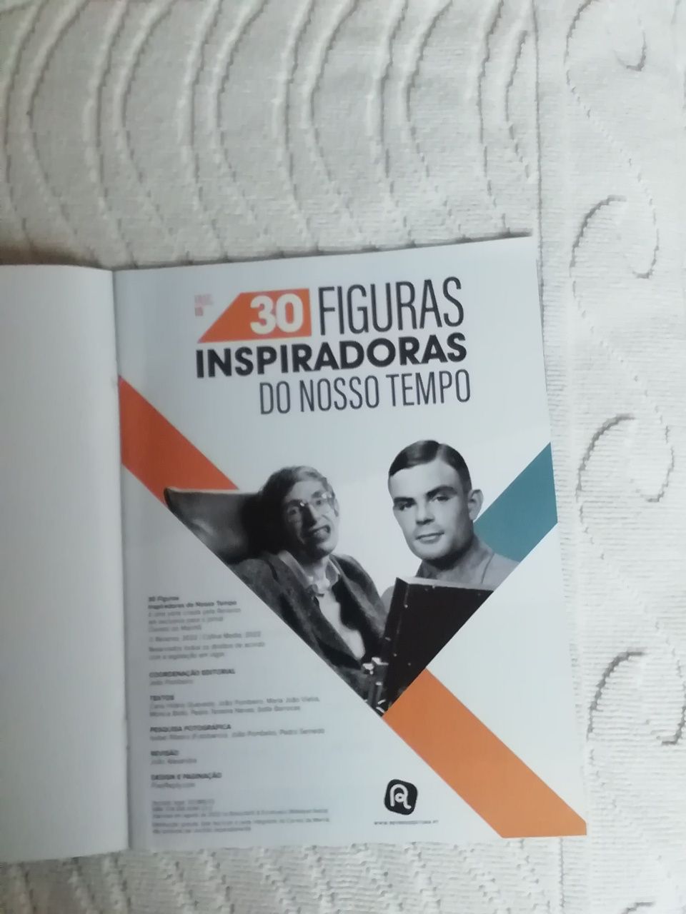 Fascículo n° 15, de"30 figuras inspiradoras do nosso tempo ", novo