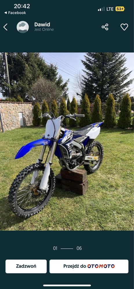 Yamacha yzf 450  PO REMONCIE!!!