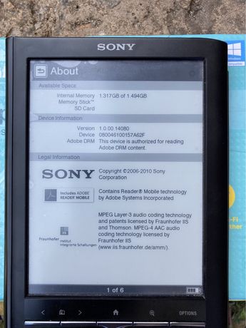 Электронная книга Sony PRS650!