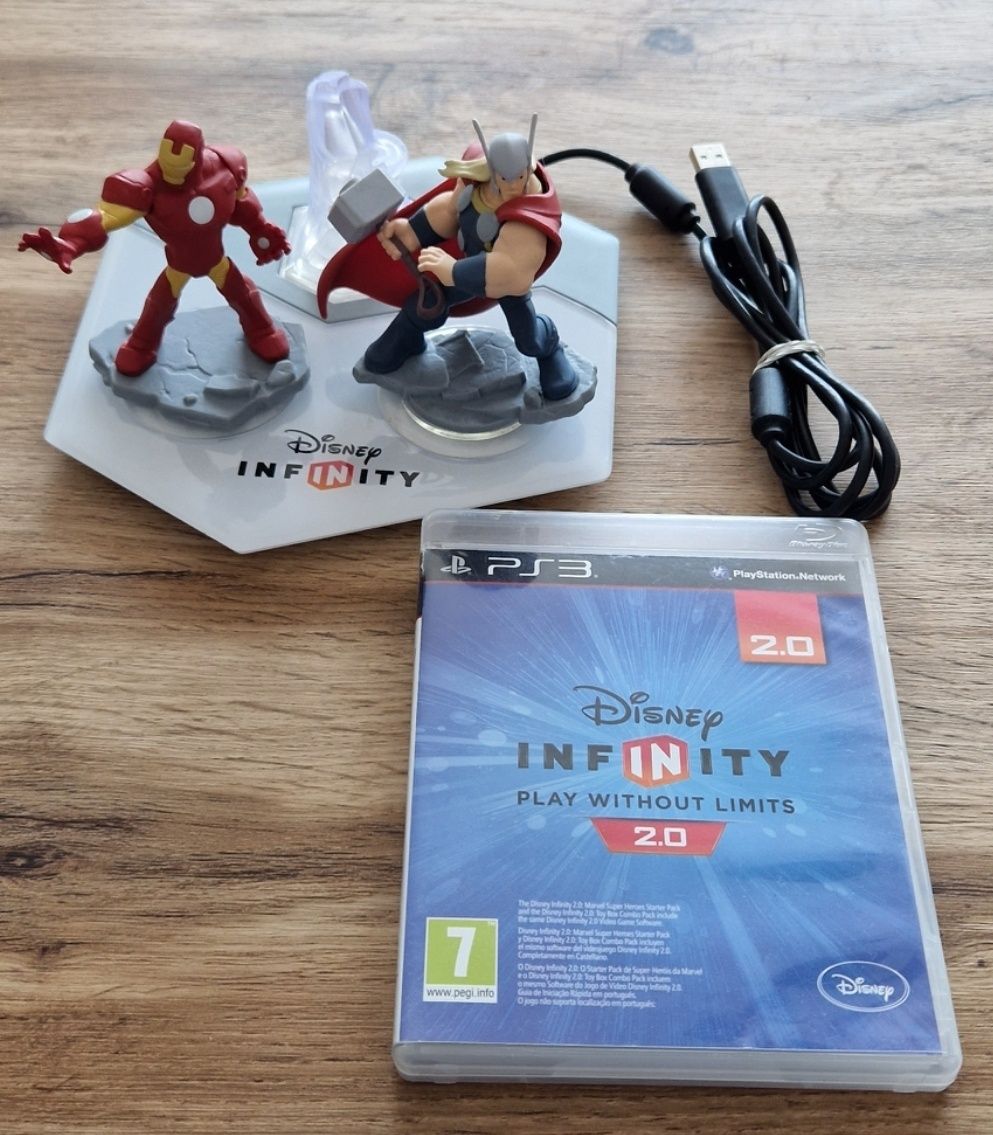 DISNEY INFINITY 2.0 portal + 4 figurki + płyta PS3