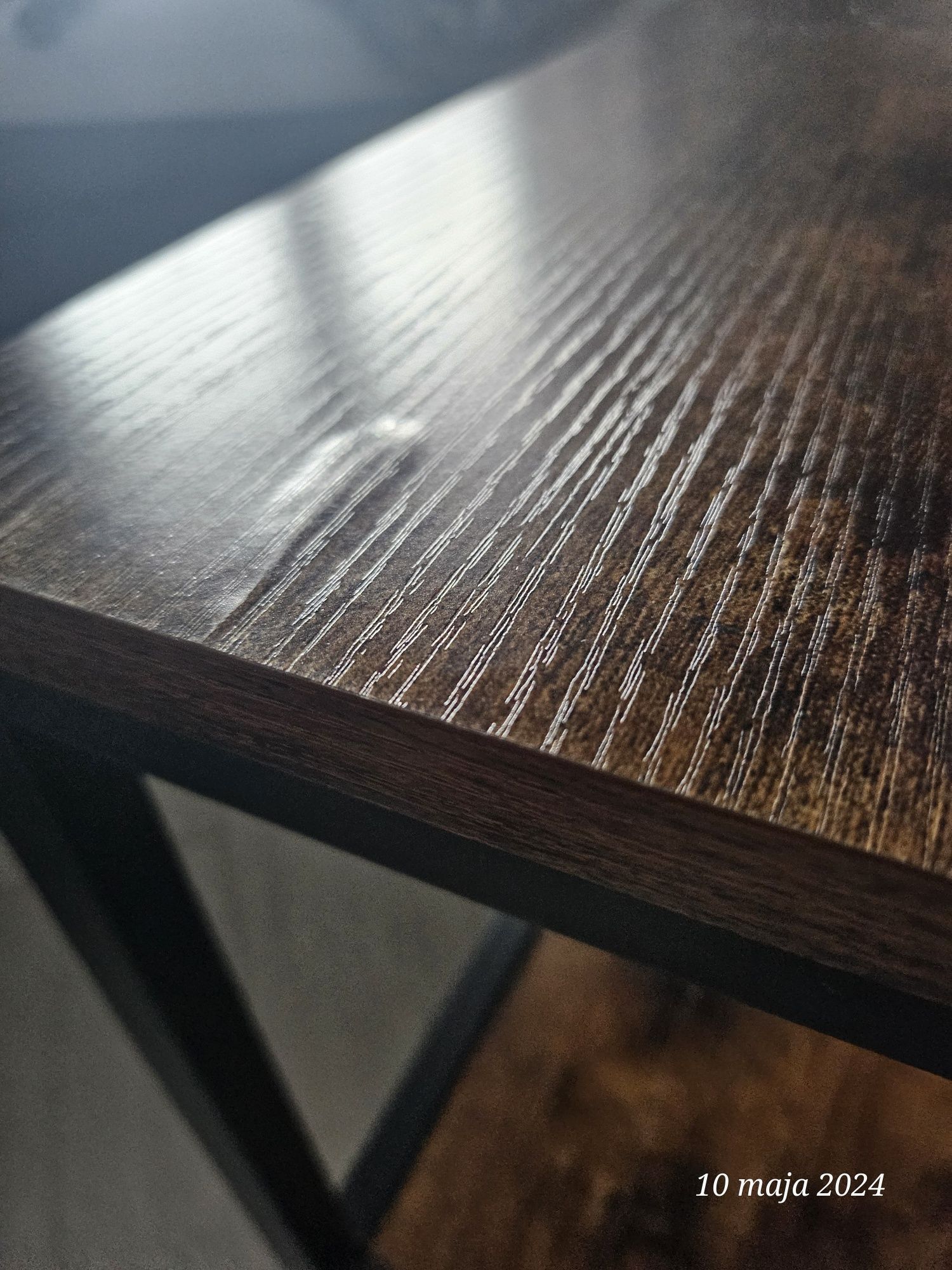 Stolik kawowy drewniany, ława