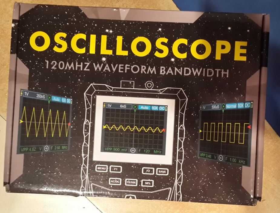TOOLTOP ET120M 120 МГц цифровой осциллограф.