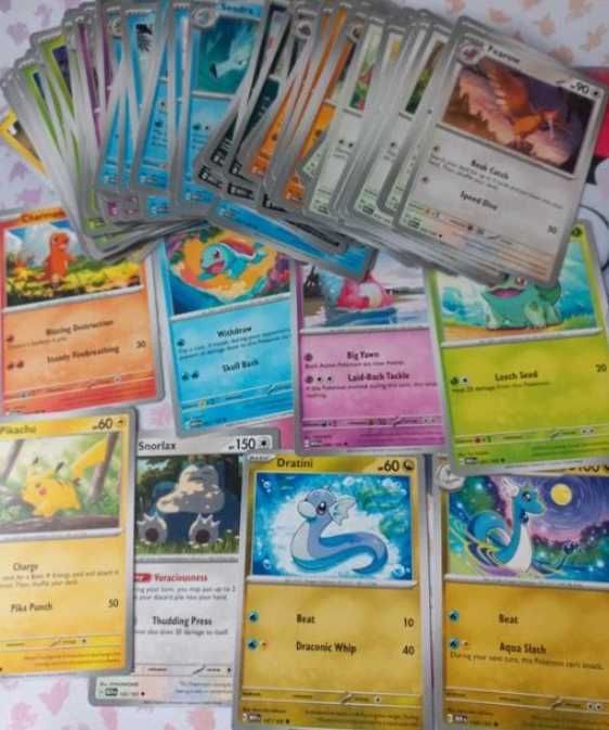 100 różnych kart pokemon tylko z setu 151