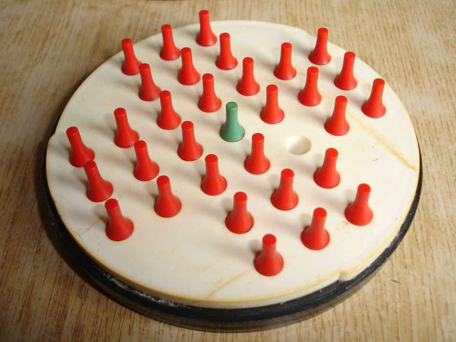 Винтаж СССР умная игра головоломка "Тридцать три" 33