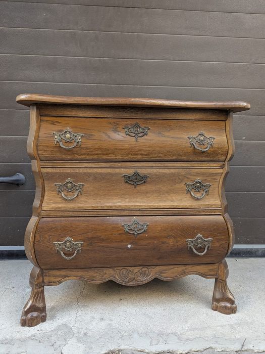 Вінтажний Комод-Бомбе (Бароко/Рококо) на 4 Шухляди. Масив. Елегантний!