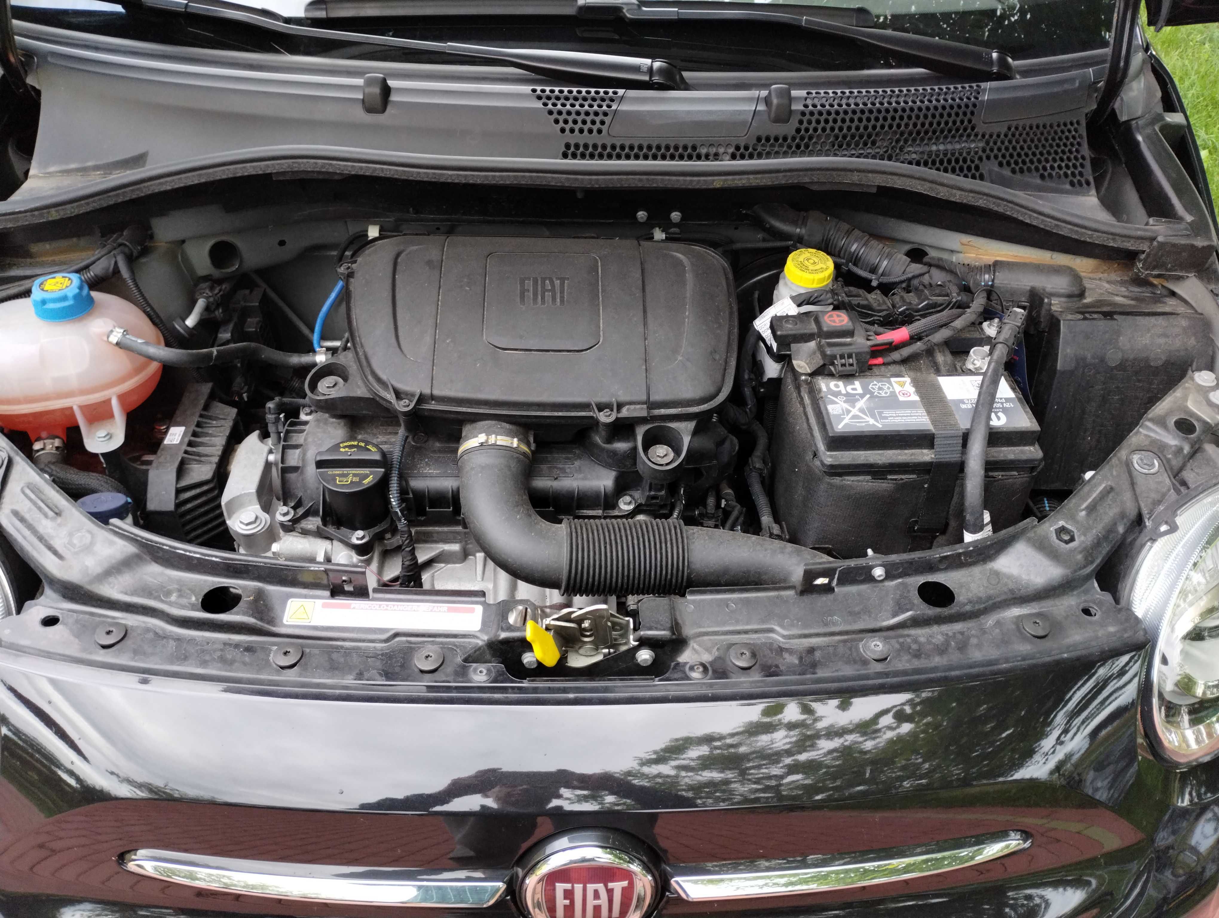 fiat 500 salon PL, 1 wł, bezwypadkowy, bezkolizyjny, serwis ASO