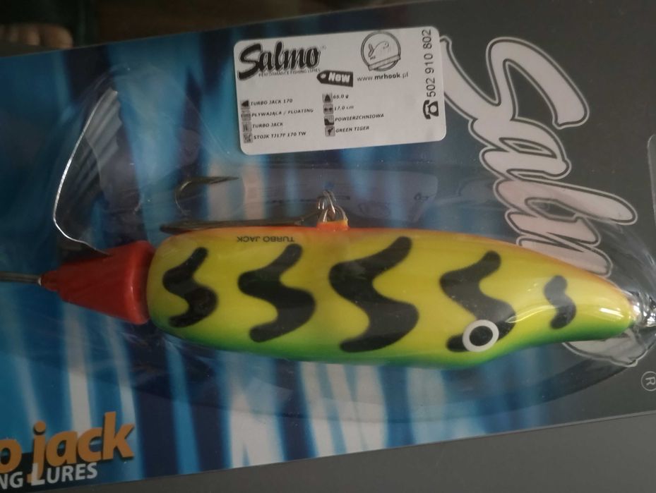 Zestaw - Woblery SALMO Skinner Turbo Jack Hornet Rattlin Mass Marauder