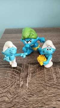 3 figurki Smerfy
