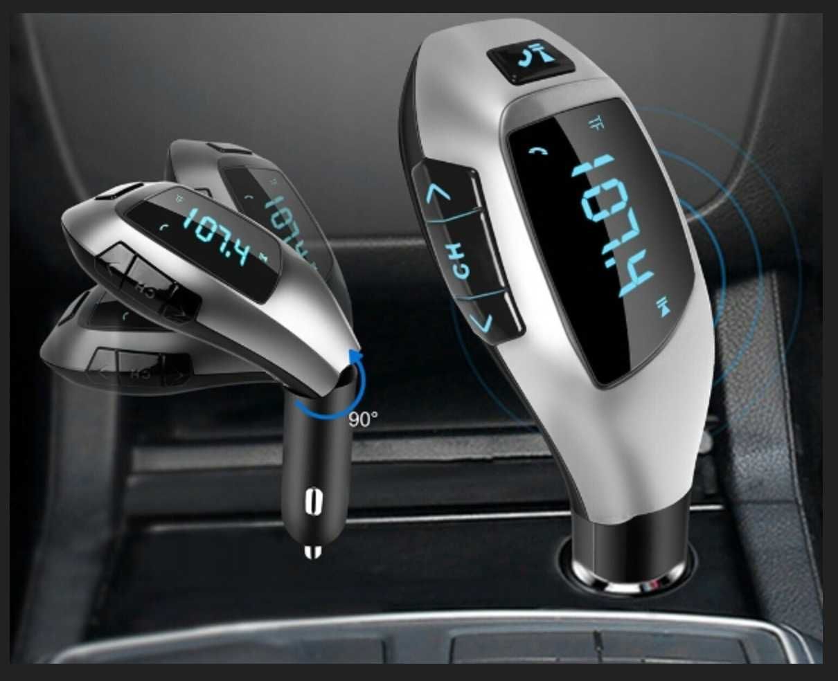 transmiter bluetooth audio mp3 bt sd tf szybka ładowarka usb radio fm