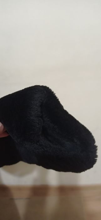 Шуба из натурального меха норки и мутона