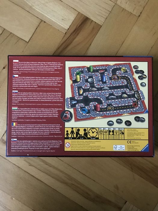 Gra planszowa, Auta, Labirynt Junior, TM Toys