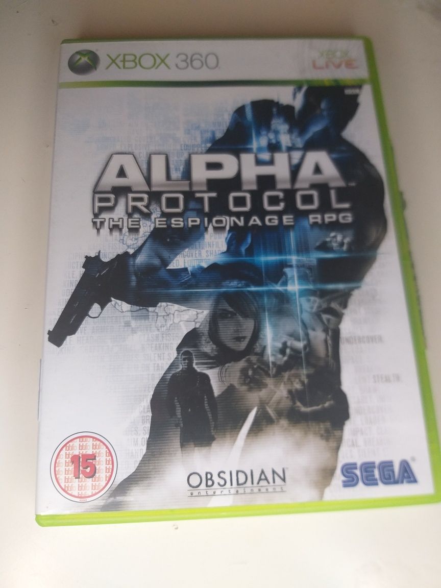 Gra Alpha Protocol Xbox 360 pudełkowa strzelanka ENG płyta x360