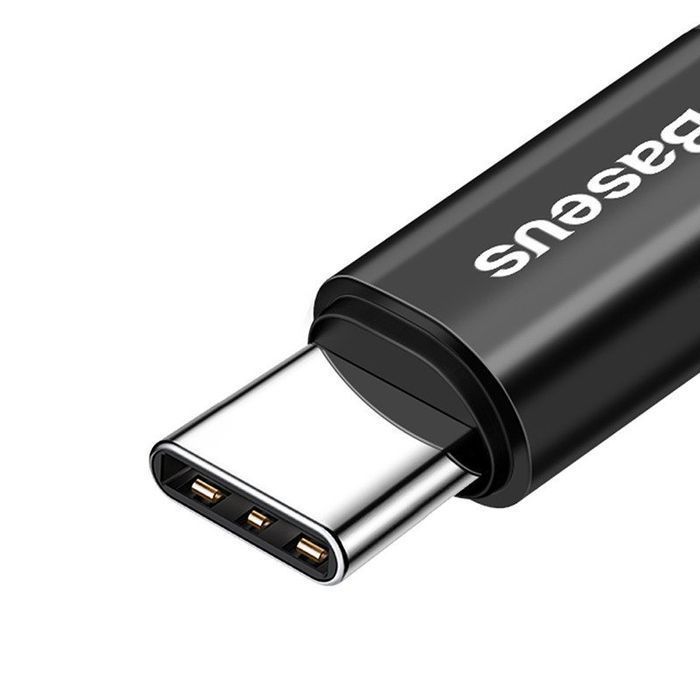 Kabel Usb Do Usb-C Sprężynowy Baseus Spring 1M 2A (Czarny)