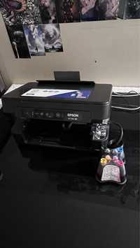 Срочно EPSON Цветной струнный принтер XP-2100 с СНПЧ и краской