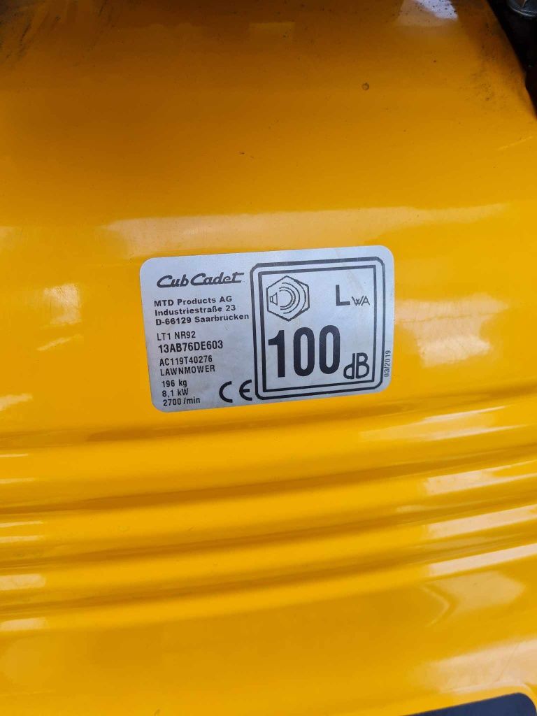 Traktorek ogrodowy Cub Cadet LT1 NR92