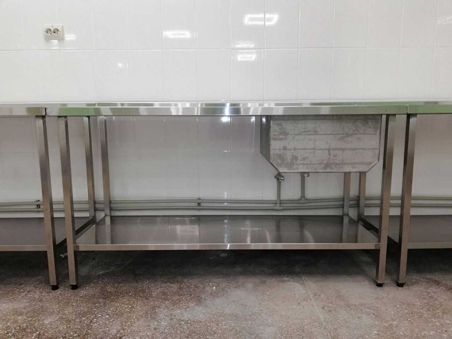 Оборудование из нержавейки (столы, мойки, вытяжки, сушки, шпильки)