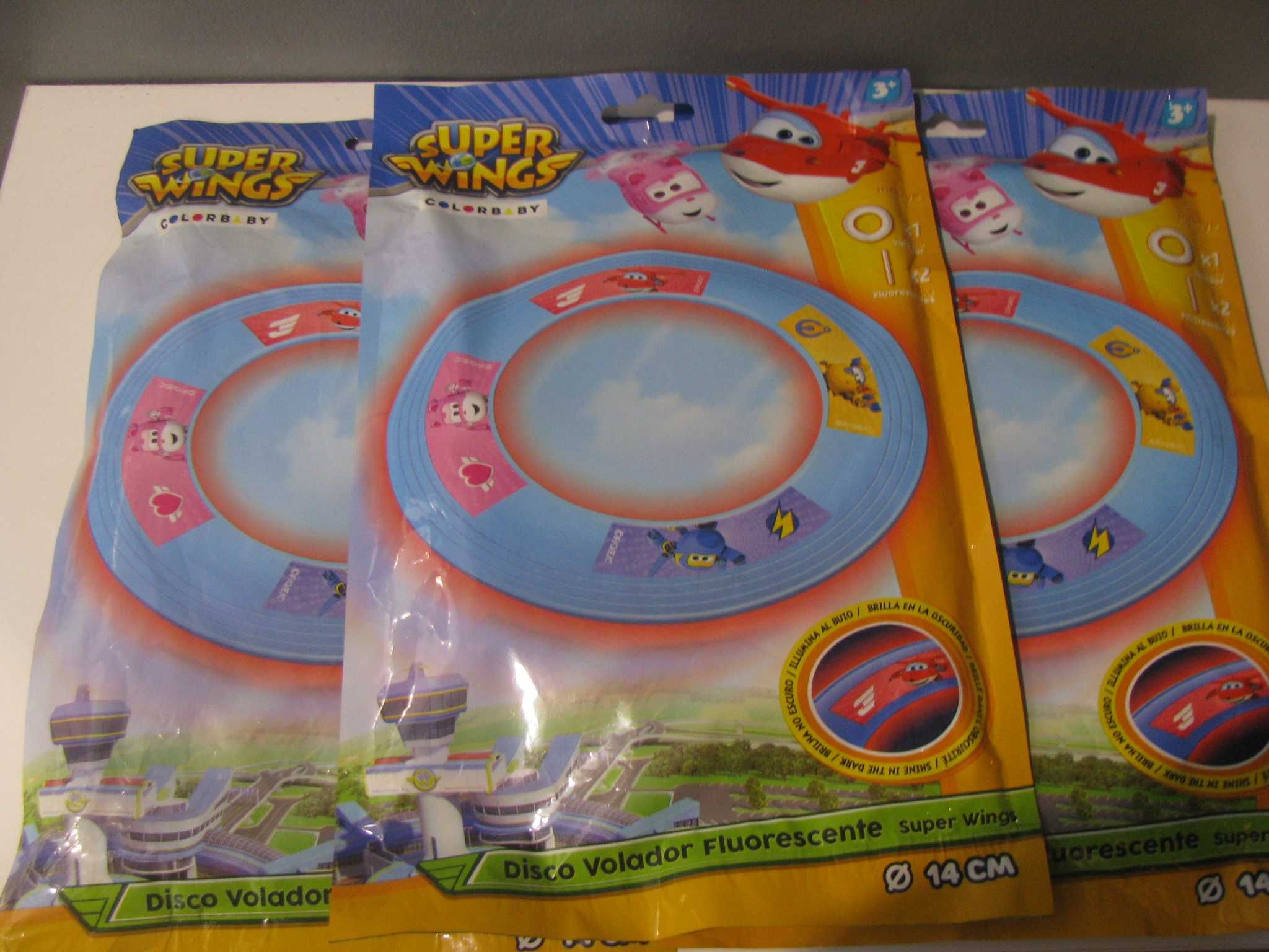 frisbee latający dysk fluorescencyjny Super Wings