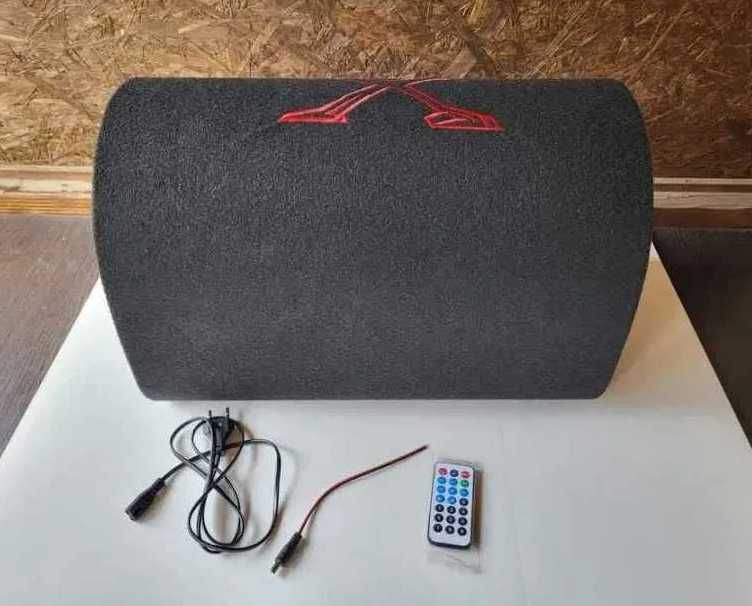 Активный сабвуфер- колонка в автомобиль самбуфер бочка + бluetooth