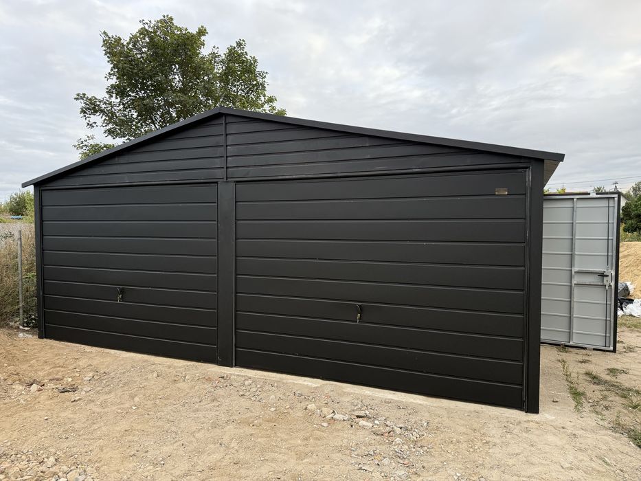 Garaż blaszany 6x6 6x5,8 profil zamkniety ocynkowany