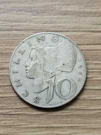 10 szylingów 1957, Austria, srebro