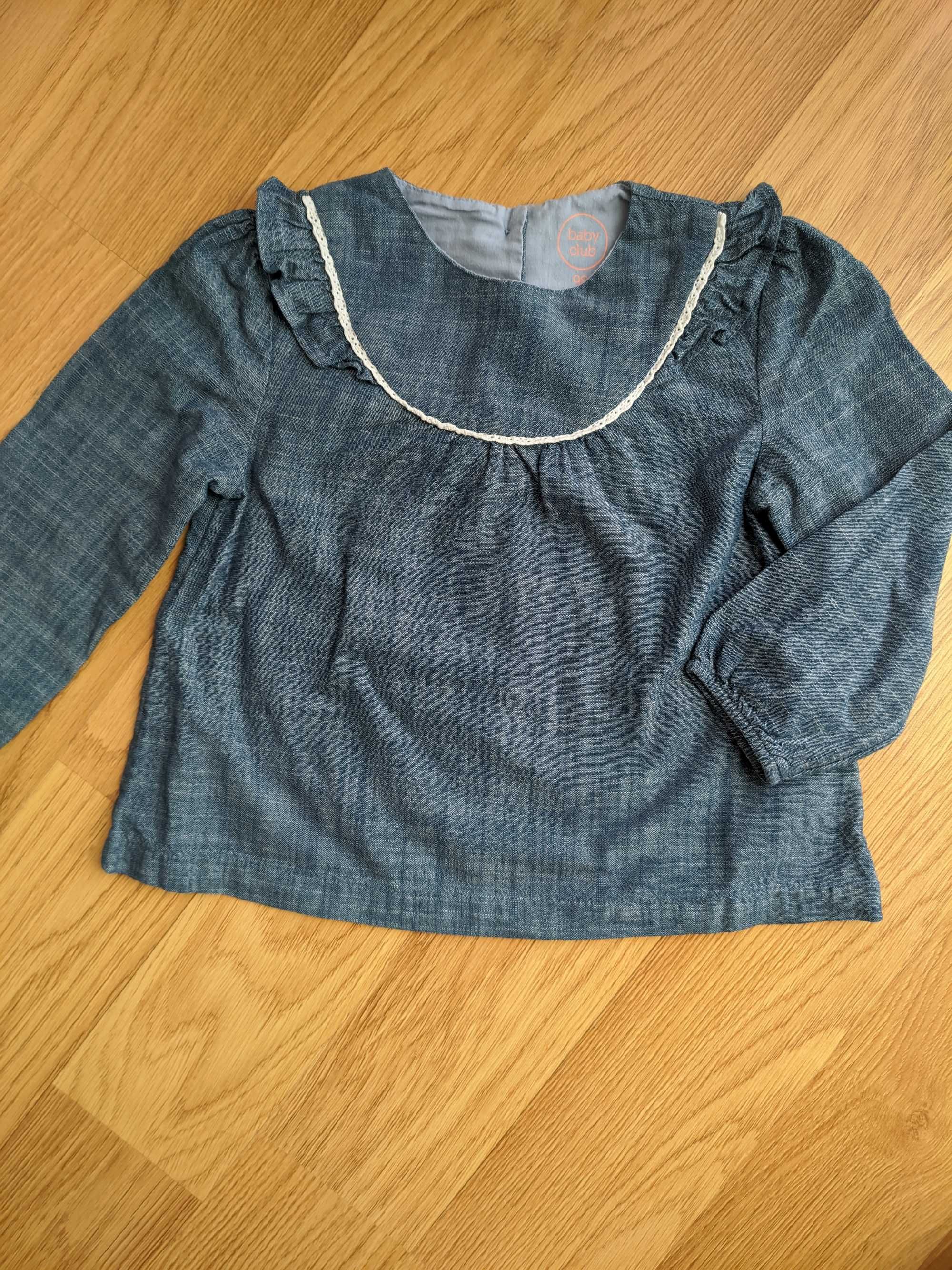 Bluzka denimowa c&a 98 koszula