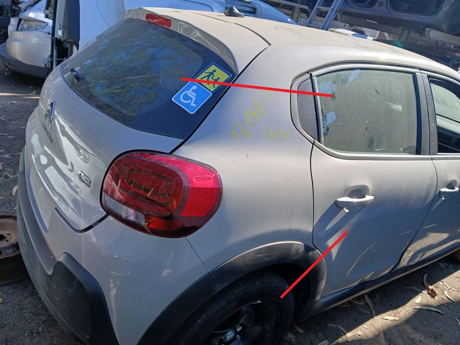 Painel trás direito CITROËN C3 III (SX)