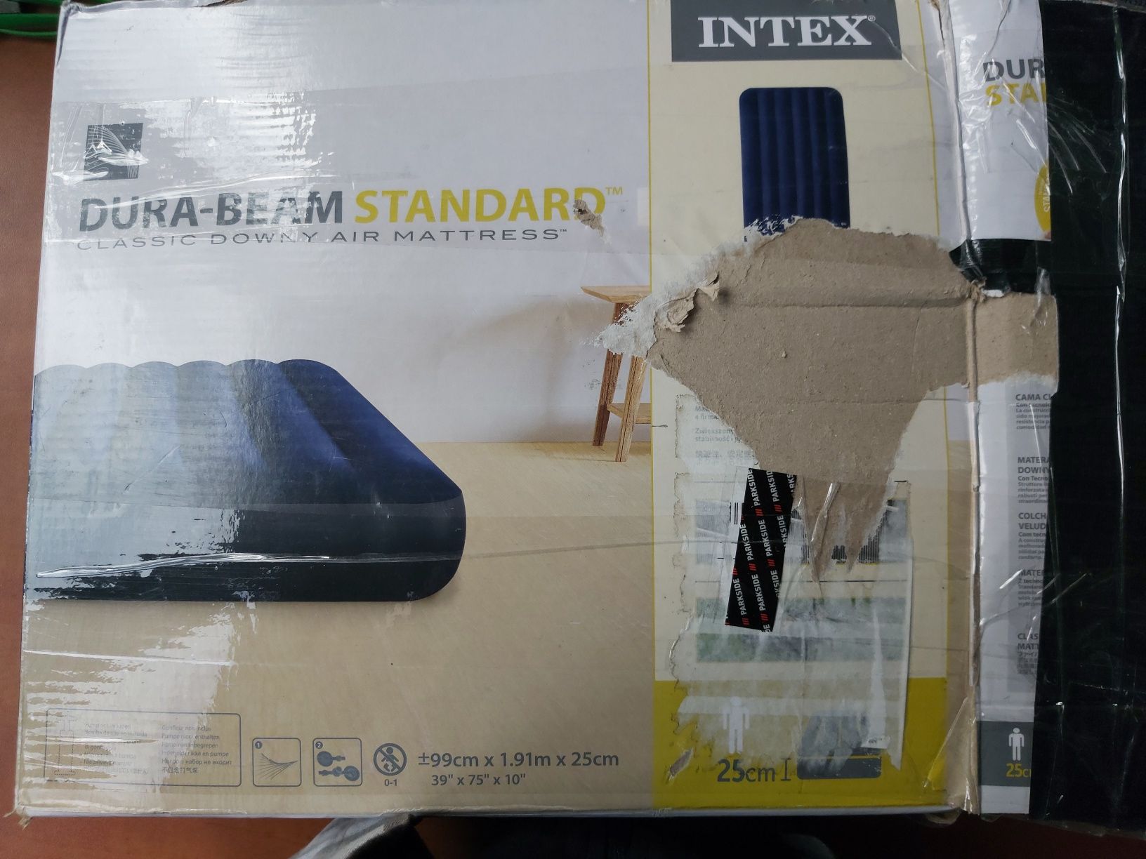Materac Intex pojedynczy namiot kemping