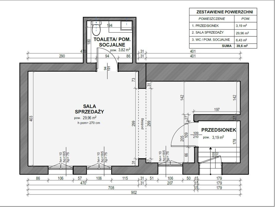Gotowy lokal pod Twój biznes! Wyposażony, klimatyzowany 39,6m2
