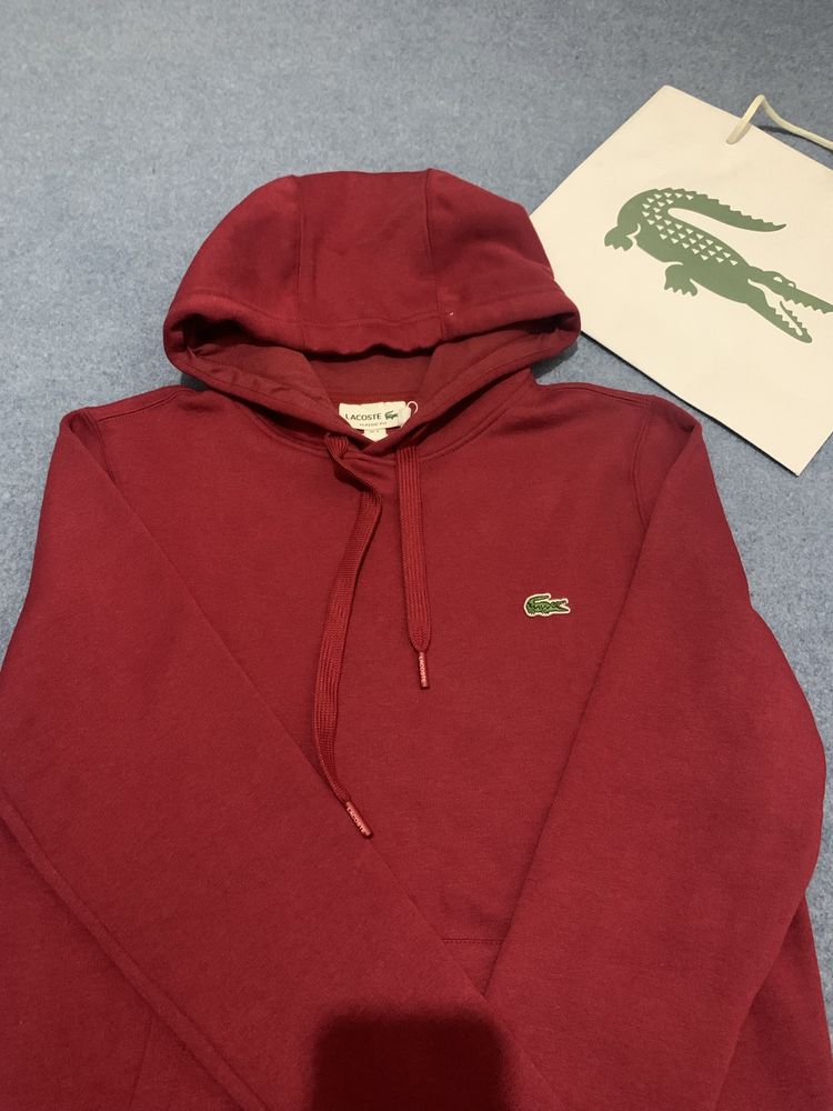 Sweatshirt lacoste vermelha