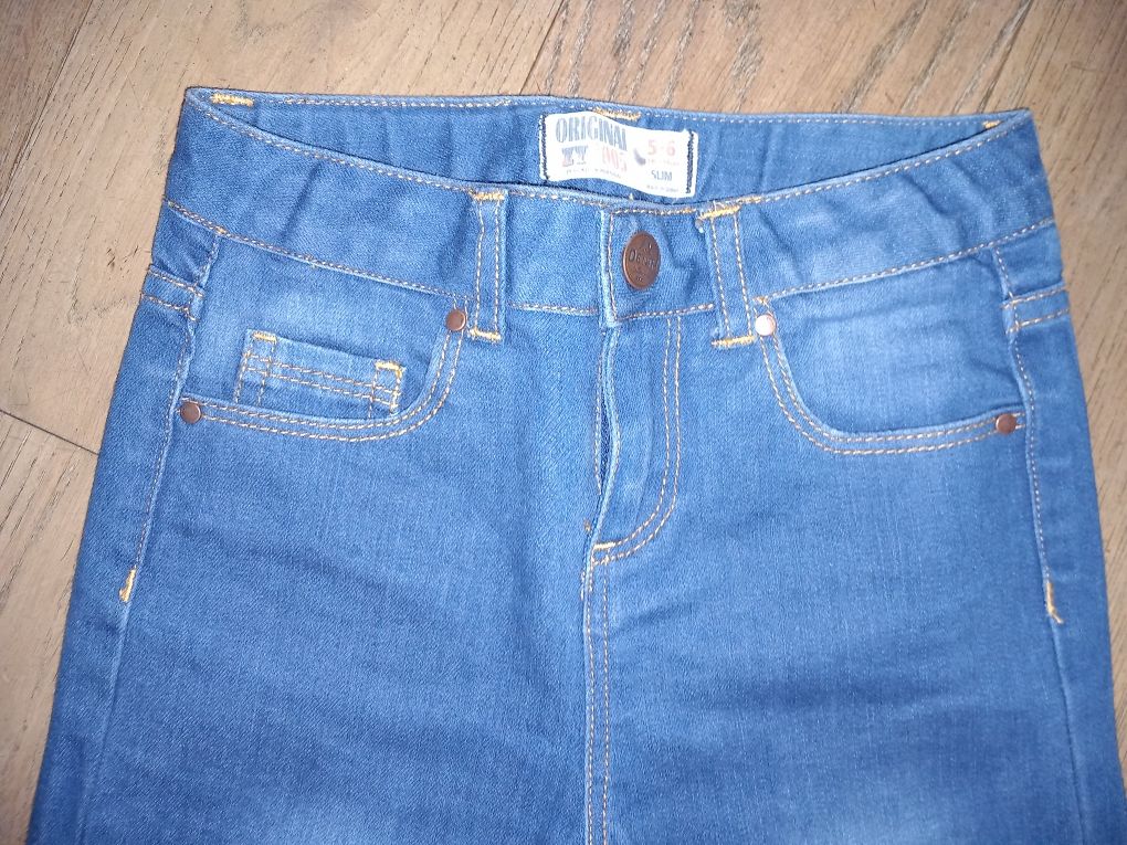 Spodnie jeansowe 116cm