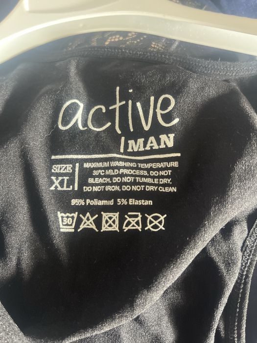 męskie koszulki typu activewear termoaktywne rozmiar L/XL