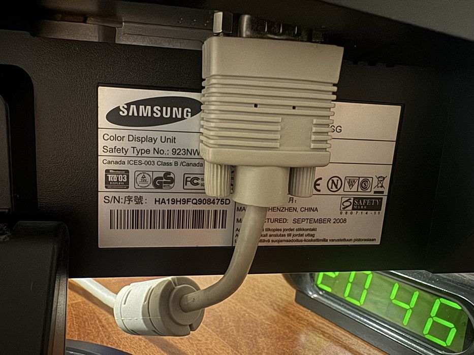 Монітор Samsung SyncMaster 923 nw