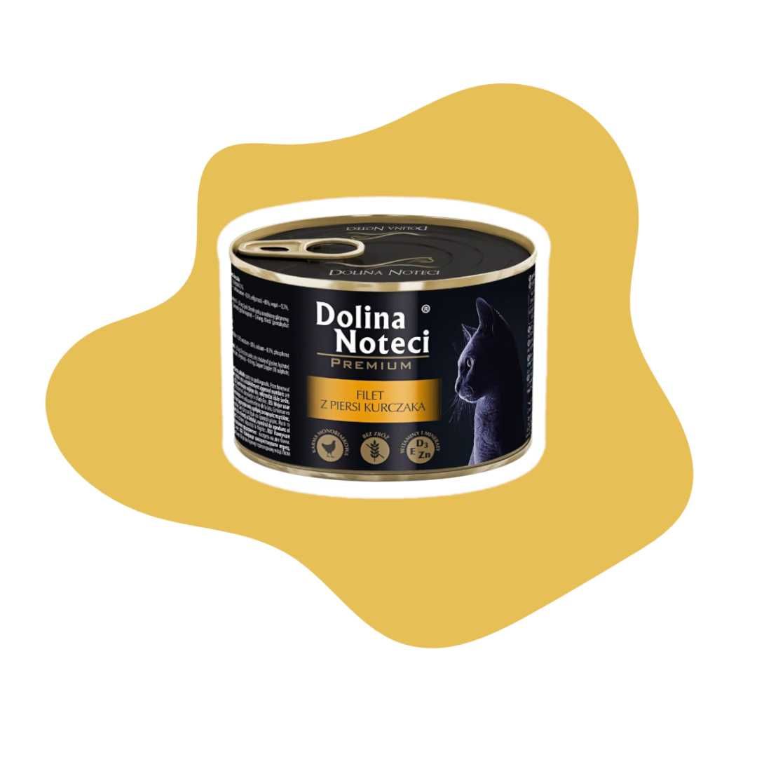 Dolina Noteci Filet z piersi kurczaka 6x185g Karma mokra