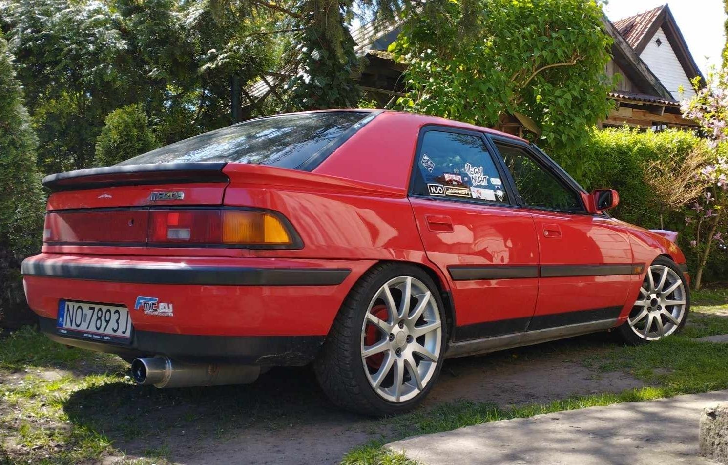 Mazda 323F BG 1991 otwierane lampy