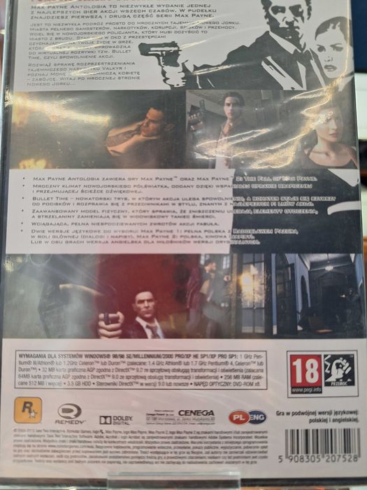 Max Payne Antologia PC, NOWA, Sklep, Wysyłka, Centrum Grania