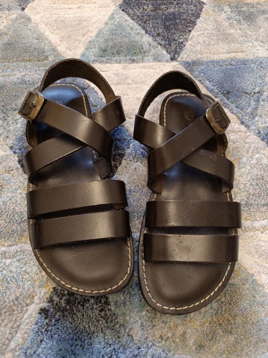 Sandały Livergy rzymianki brązowe, brąz, rozm 42  EUR 43 UK 9