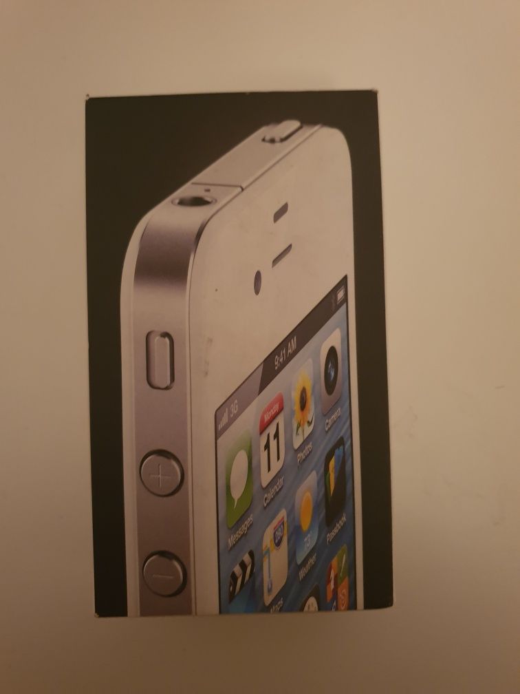 IPhone 4 na części uzywany Apple white 8GB sprawny pęknieta szybka