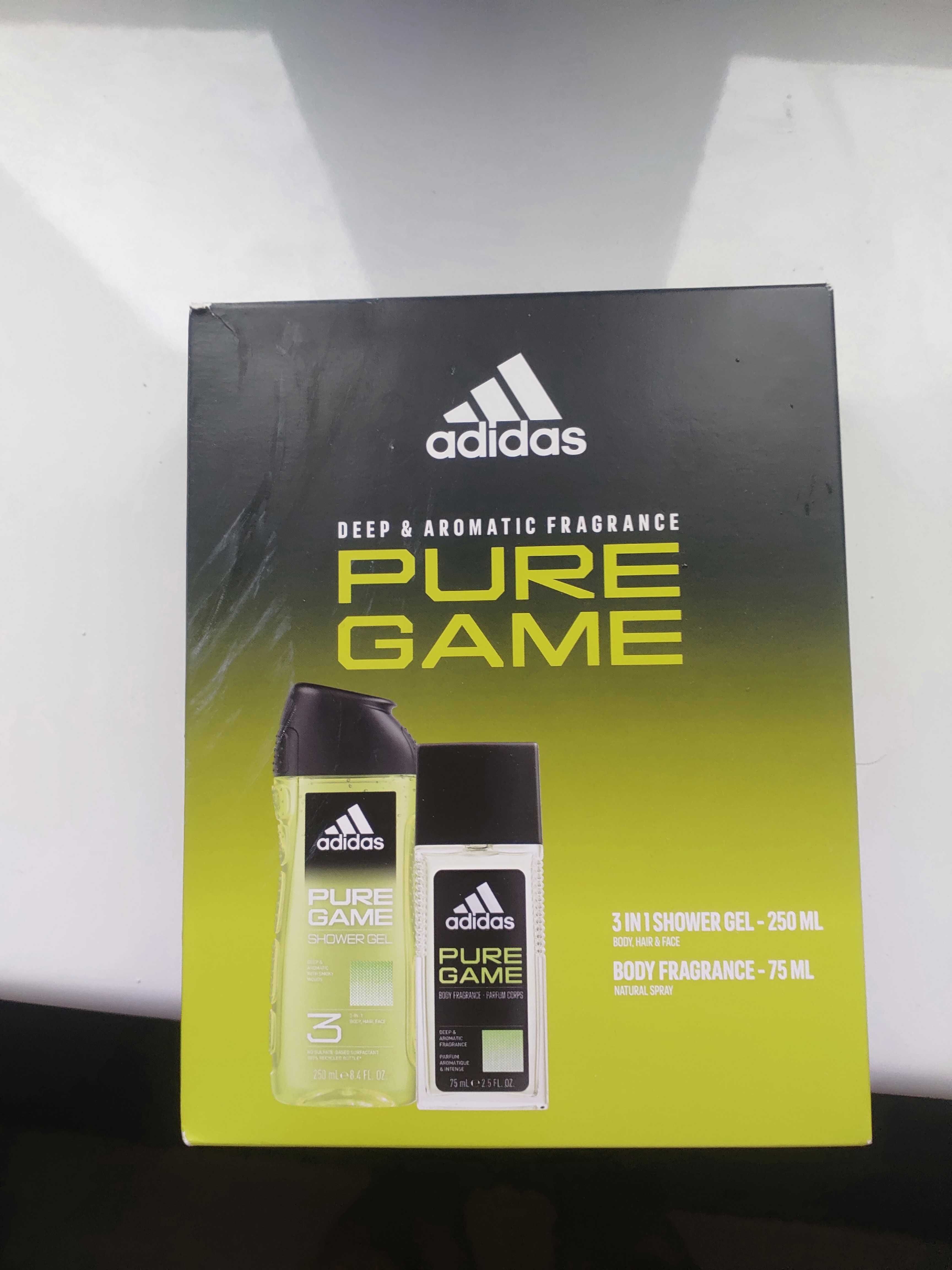 Adidas Pure Game - zestaw żel pod prysznic + dezodorant