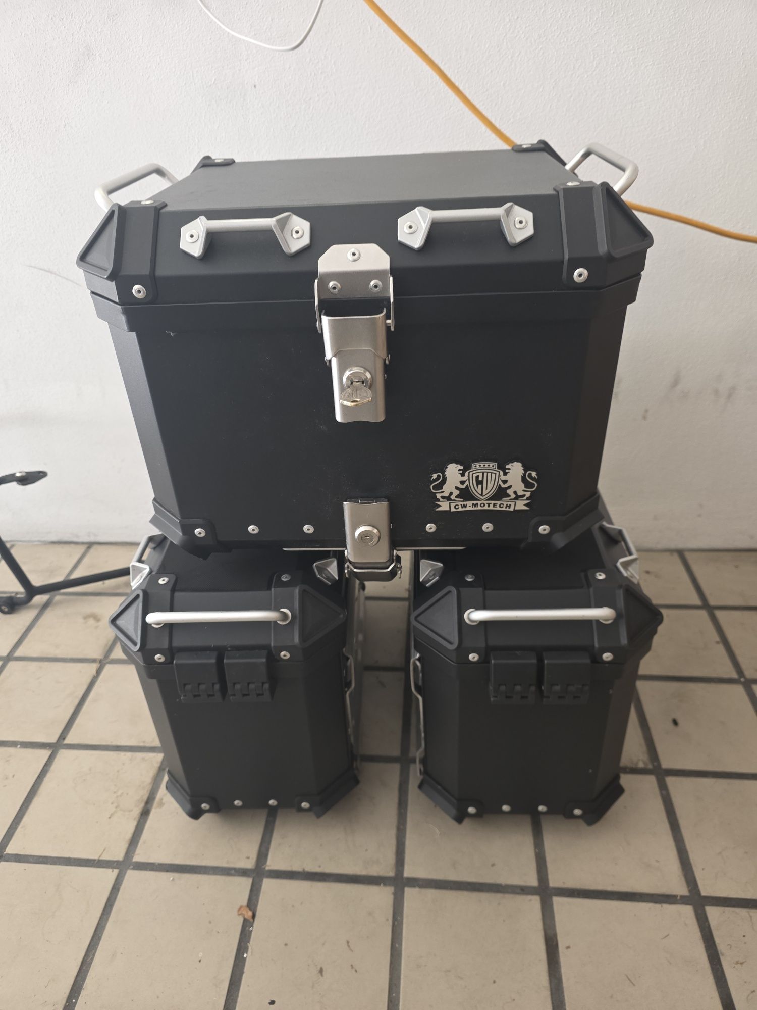 Topcase+ sidecase + suportes