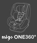 Cadeira auto MIGO - Isofix One 360° - Grupo 0/1/2/3 (0-36kg)