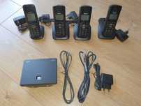 Telefon stacjonarny Gigaset A510 + stacja A510IP + 3 słuchawki A58H