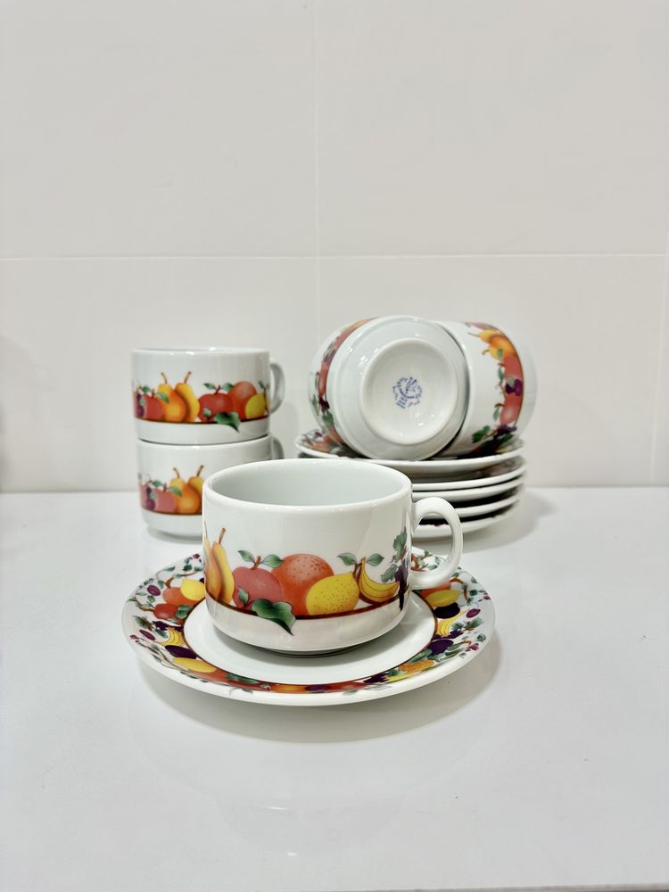 Conjunto chá Porcelanas Ibis