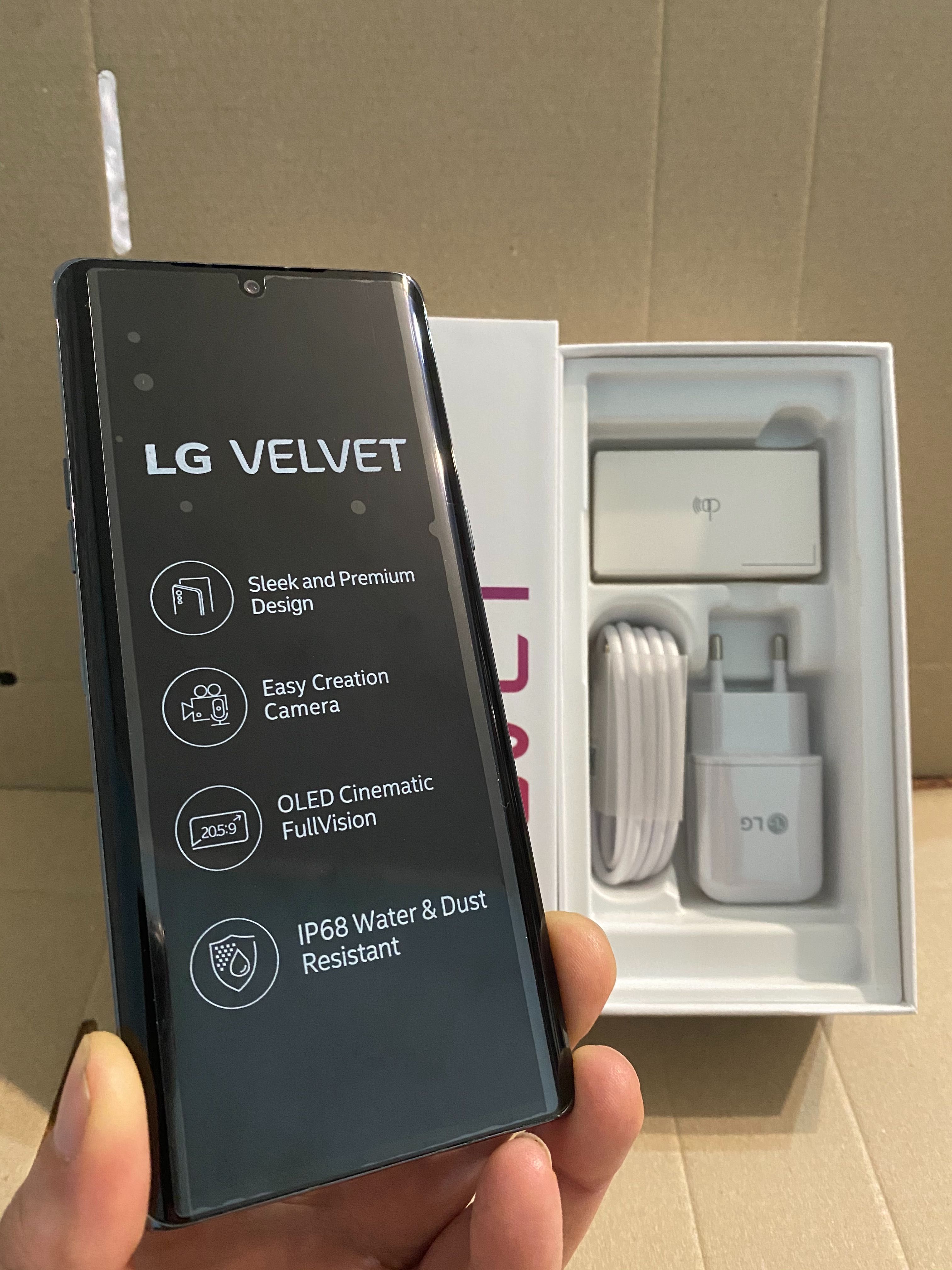 Новий смартфон LG G9 Velvet ThinQ Neverlock, 6/128 GB + подарунок