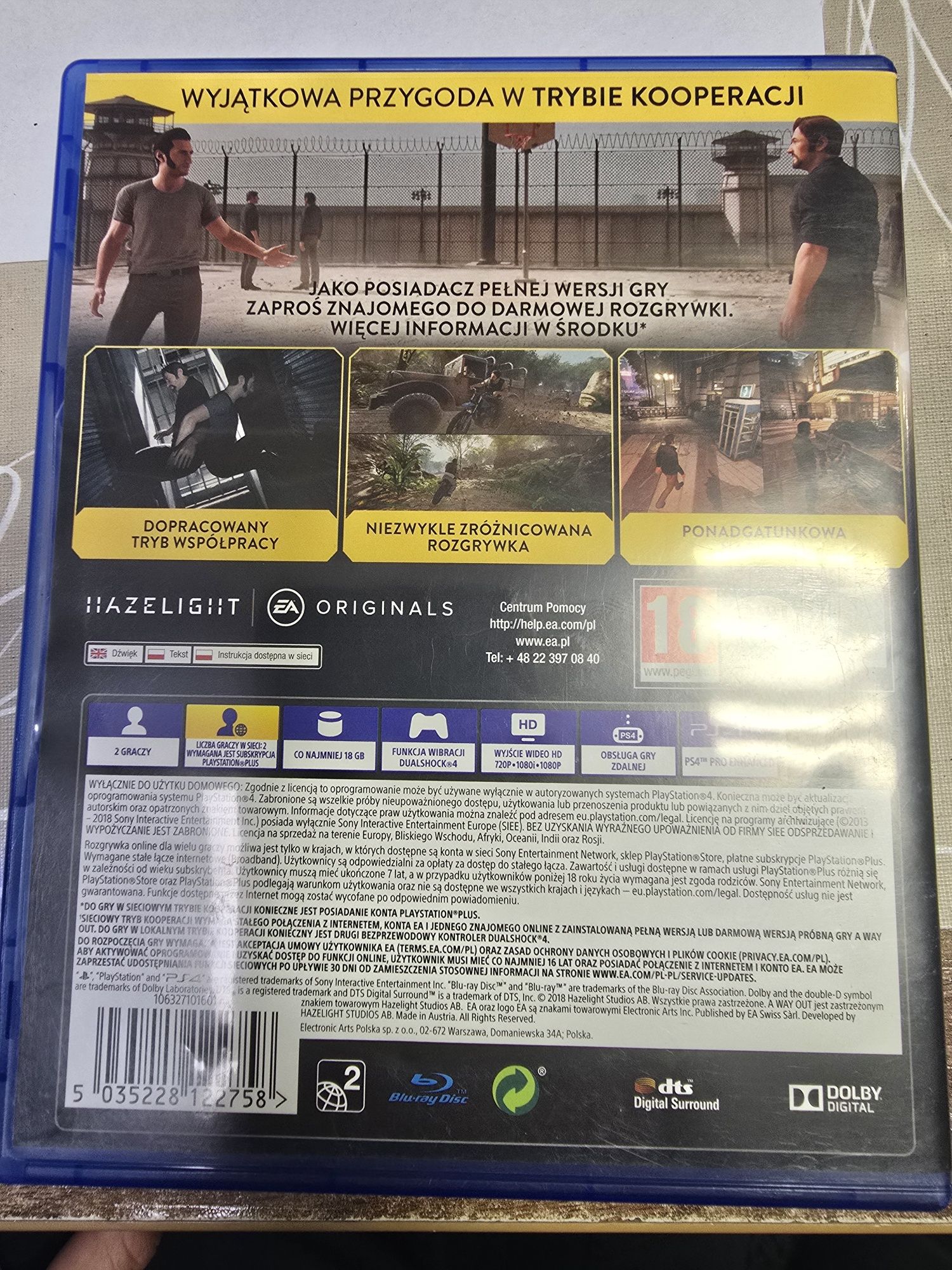 A way out pl ps4