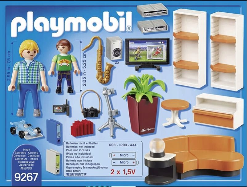 Zestaw gra zabawka PLAYMOBIL CITY LIFE SALON DOMOWY Dla dzieci