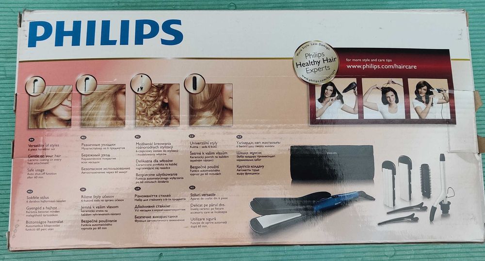 Мультистайлер Philips HP8698 (плойка, щітка)