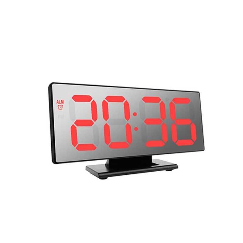 Zegar elektroniczny LED DS-3618L czerwony LED z budzikiem, termometr