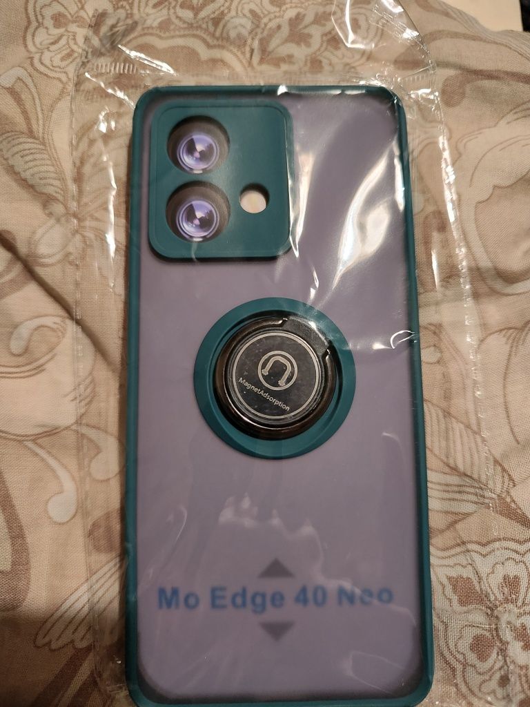 Motorola Edge 40 Neo etuii nowe solidne grube ring