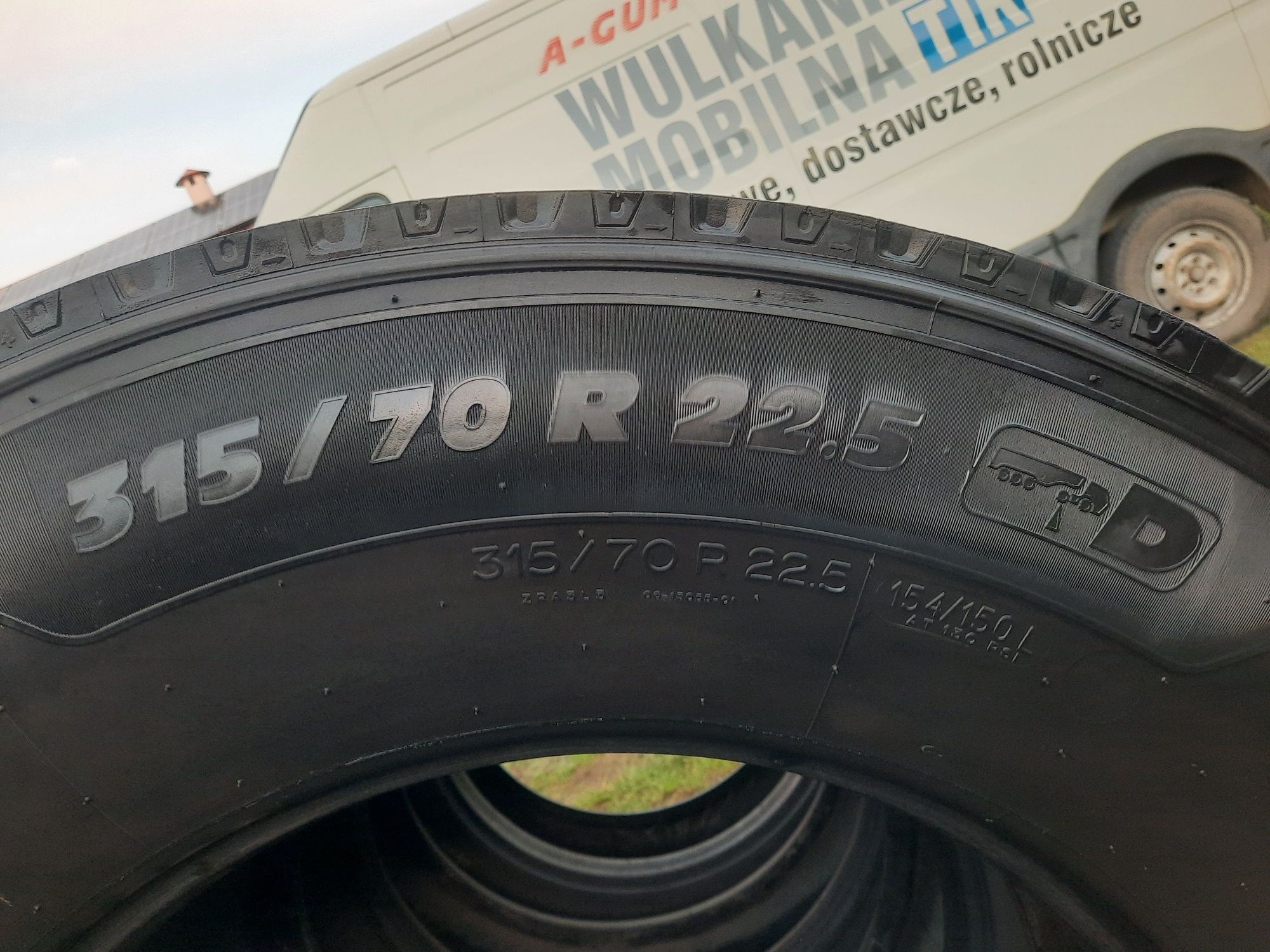 4 opony 315/70 R22.5 Michelin x multi  napęd 10mm