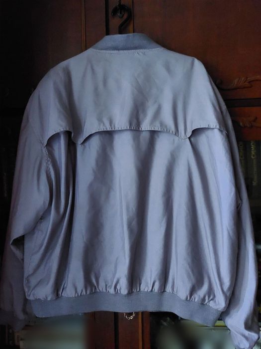 52(XL)мужская светло серая куртка,ветровка,бомбер,бомбер, light grey